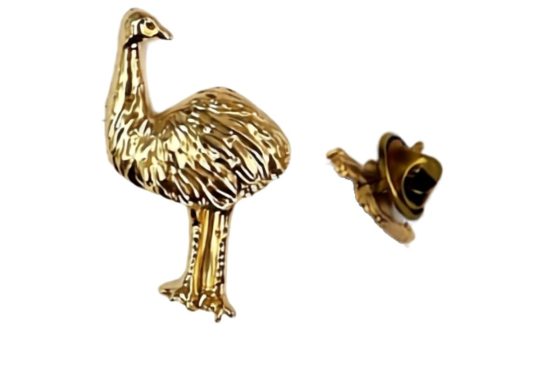 Emu Gold Pin